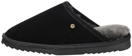 Warmbat Classic Suede Pantoffels - Black - Maat 42