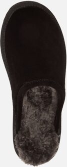 Warmbat Classic Suede Pantoffels - Black - Maat 45