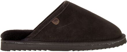 Warmbat Classic Suede Pantoffels - Choco - Maat 40