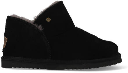 Warmbat Dames Pantoffels Willow Women Suede - Zwart - Maat 36