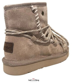 Warmbat Damesschoenen enkellaarsjes Beige - 38