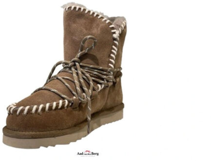 Warmbat Damesschoenen enkellaarsjes Beige - 39