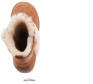 Warmbat Damesschoenen enkellaarsjes Bruin - 39