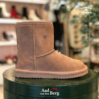 Warmbat Damesschoenen enkellaarsjes Bruin - 39