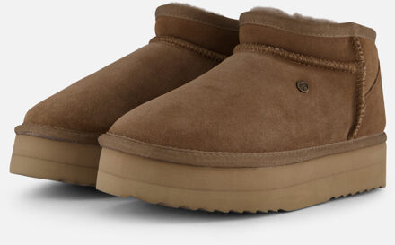 Warmbat Durack Gevoerde boots taupe Suede - 44