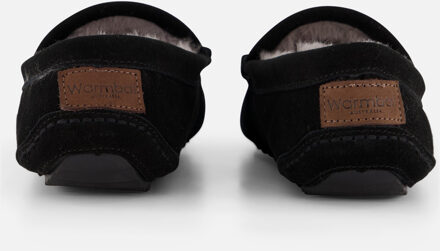 Warmbat Earlwood Suede Heren Pantoffels - Black - Maat 40