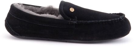 Warmbat Earlwood Suede Heren Pantoffels - Black - Maat 46