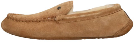 Warmbat Earlwood Suede Heren Pantoffels - Cognac - Maat 40