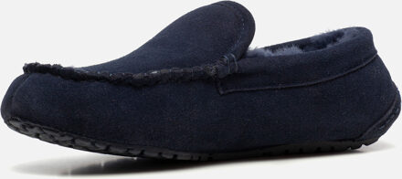 Warmbat Earlwood Suede Heren Pantoffels - Dark navy - Maat 40