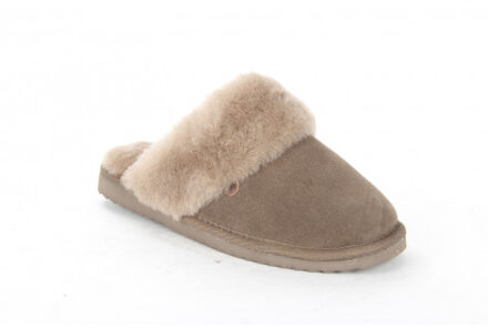 Warmbat Flurry moss dames pantoffel (open hiel) - maat 40 Groen