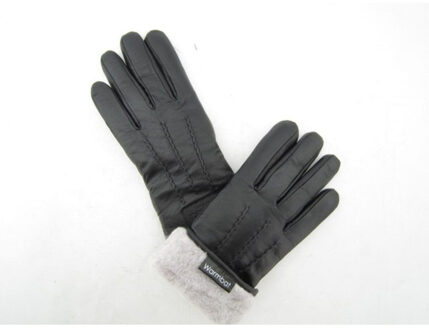 Warmbat Glo 3020-gloves woman leather 99-black Zwart - S