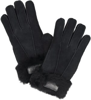 Warmbat Glove Lammy Patchwork Zwart - M