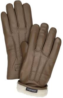 Warmbat Gloves Women Leather Taupe