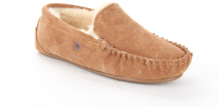 Warmbat Heren Pantoffels Malmo - Cognac - Maat 40