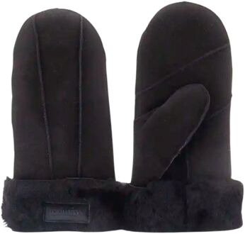 Warmbat Mitten Lammy Patchwork Zwart