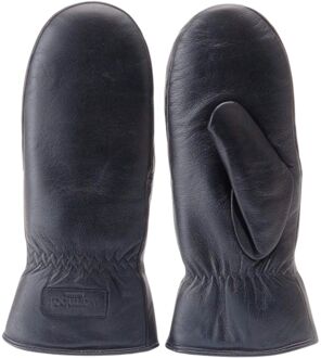 Warmbat Mitten Women Leather Zwart - S