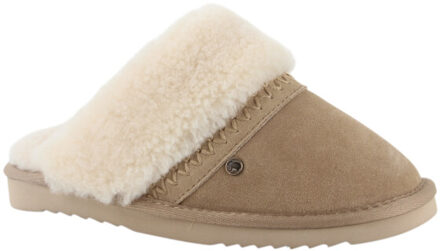 Warmbat Nhl327252 dames pantoffel (open hiel) - maat 42 Bruin