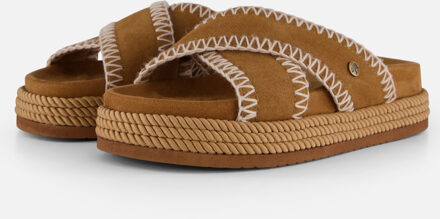 Warmbat Nullagine Slippers cognac Suede - 36,37,38,39,40,41,42