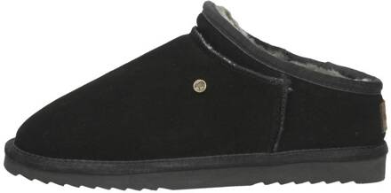 Warmbat Pantoffel Muil Heren Zwart