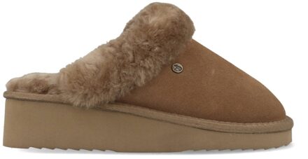 Warmbat Pantoffels Alice ALC381055 Mud Bruin maat
