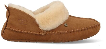 Warmbat Pantoffels Barrine BAR341025 Cognac Bruin maat