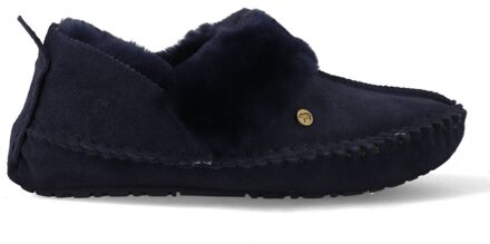 Warmbat Pantoffels Barrine BAR341045 Donker Blauw maat