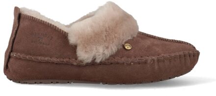 Warmbat Pantoffels Barrine BAR341064 Liver Bruin maat