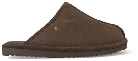Warmbat Pantoffels Barron BRR421088 Pebble Bruin maat