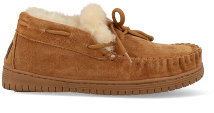Warmbat Pantoffels Bunya BNY341025 Cognac Bruin maat