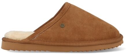 Warmbat Pantoffels Classic CLC521025 Cognac Bruin maat