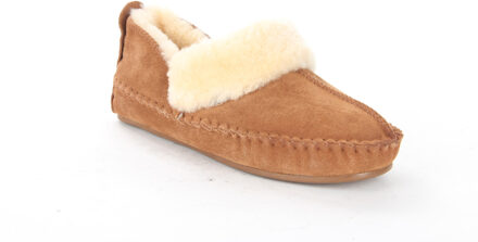 Warmbat Pantoffels cognac