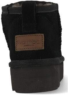 Warmbat Pantoffels Durack Plateau DRC371099 Zwart-41 maat 41