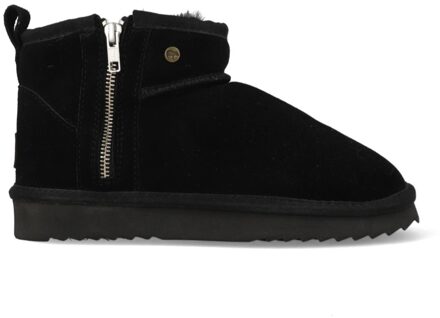 Warmbat Pantoffels Durack Zipper DRC321899 Zwart maat