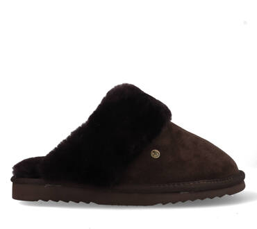 Warmbat Pantoffels Flurry FLS321065 Choco Bruin-43 maat 43