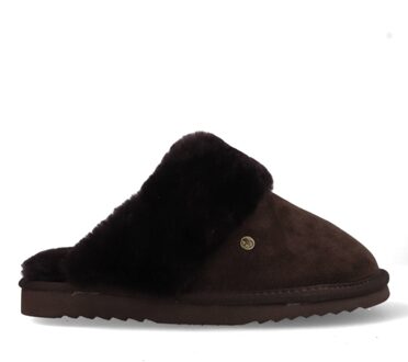 Warmbat Pantoffels Flurry FLS321065 Choco Bruin maat