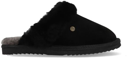 Warmbat Pantoffels Flurry Kids FLS221009 Zwart maat