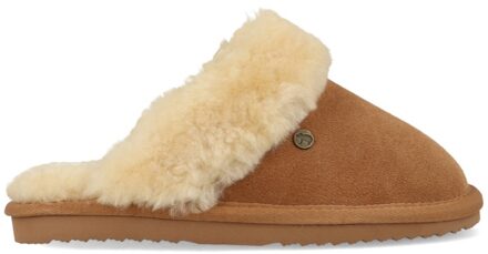 Warmbat Pantoffels Flurry Kids FLS221025 Cognac Bruin maat