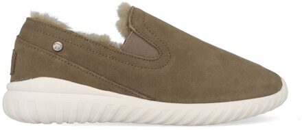 Warmbat Pantoffels Frankston FRK441032 Moss Groen maat