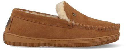 Warmbat Pantoffels Grizzly GRZ441025 Cognac Bruin maat