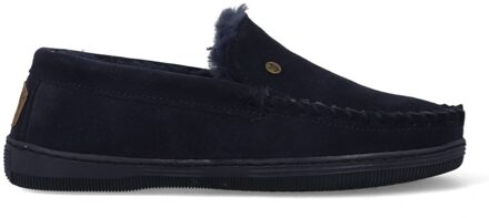 Warmbat Pantoffels Grizzly GRZ441045 Donker Blauw maat