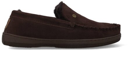 Warmbat Pantoffels Grizzly GRZ441065 Choco Donker Bruin maat