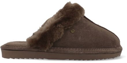 Warmbat Pantoffels Lismore LSM321088 Pebble Bruin maat