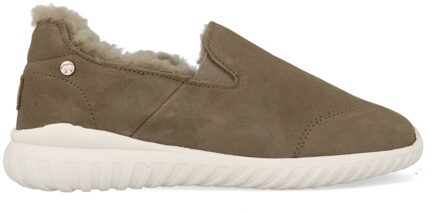 Warmbat Pantoffels Robina RBN341032 Moss Groen maat