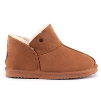 Warmbat Pantoffels Willow Kids WLW221025 Cognac Bruin-28