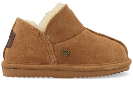 Warmbat Pantoffels Willow Kids WLW221025 Cognac Bruin maat