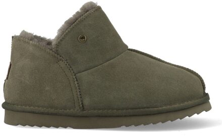 Warmbat Pantoffels Willow WLW321035 Olijf Groen maat