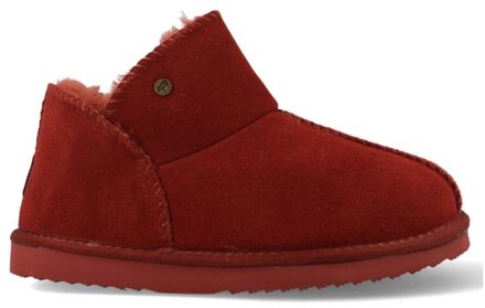 Warmbat Pantoffels Willow WLW321073 Rooibos Rood maat