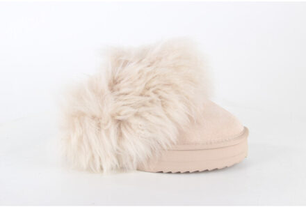 Warmbat Wagga plateau blush dames pantoffel (open hiel) Rood - 42