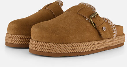 Warmbat Warrego Slippers cognac Suede - 36,37,38,39,40,41