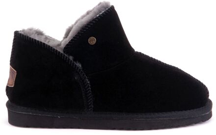 Warmbat Willow Suede Dames Pantoffels - Black - Maat 37